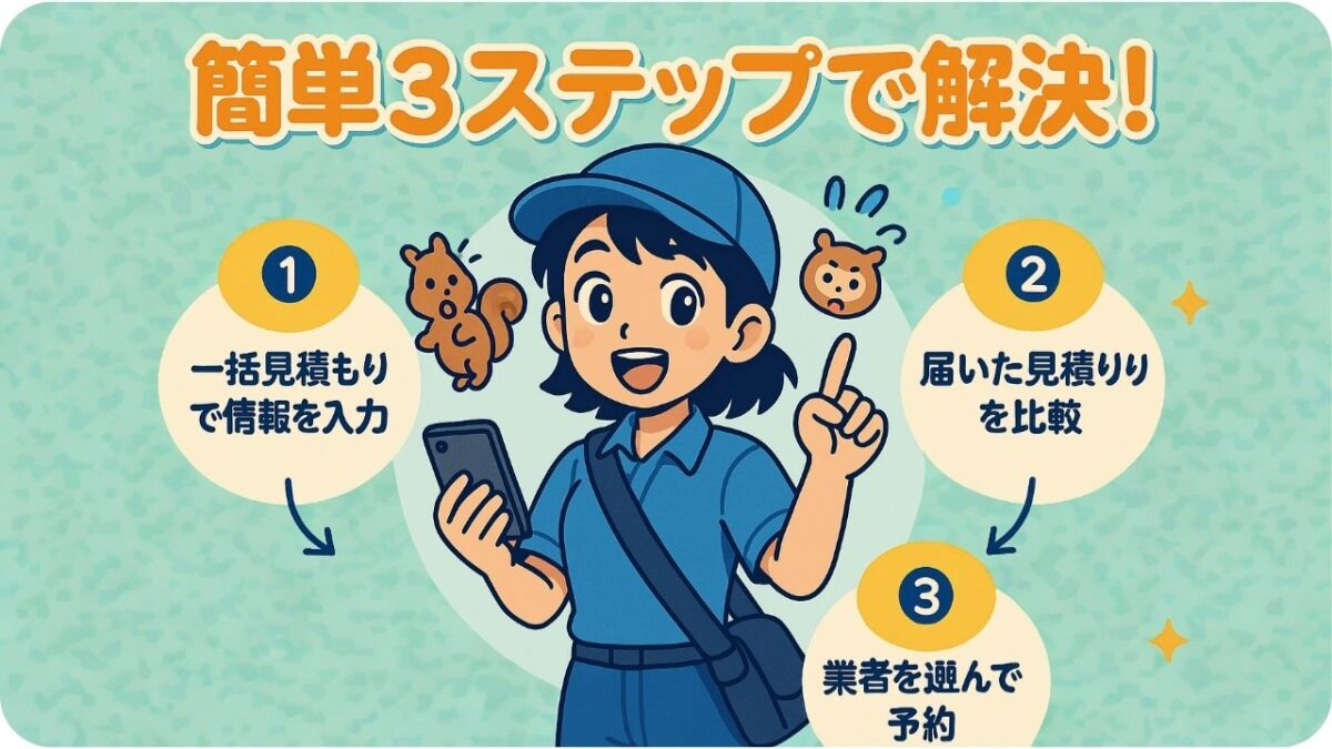 簡単3ステップで解決!