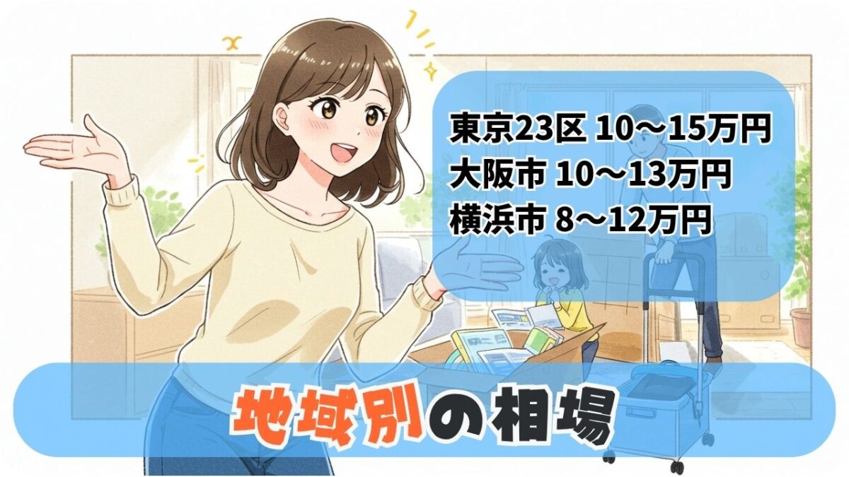 3人家族の引っ越し相場を地域別にチェック 📊